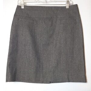 Darjoni Womens Charcoal Denim Pencil Skirt  Size 8 Workwear Office Casual